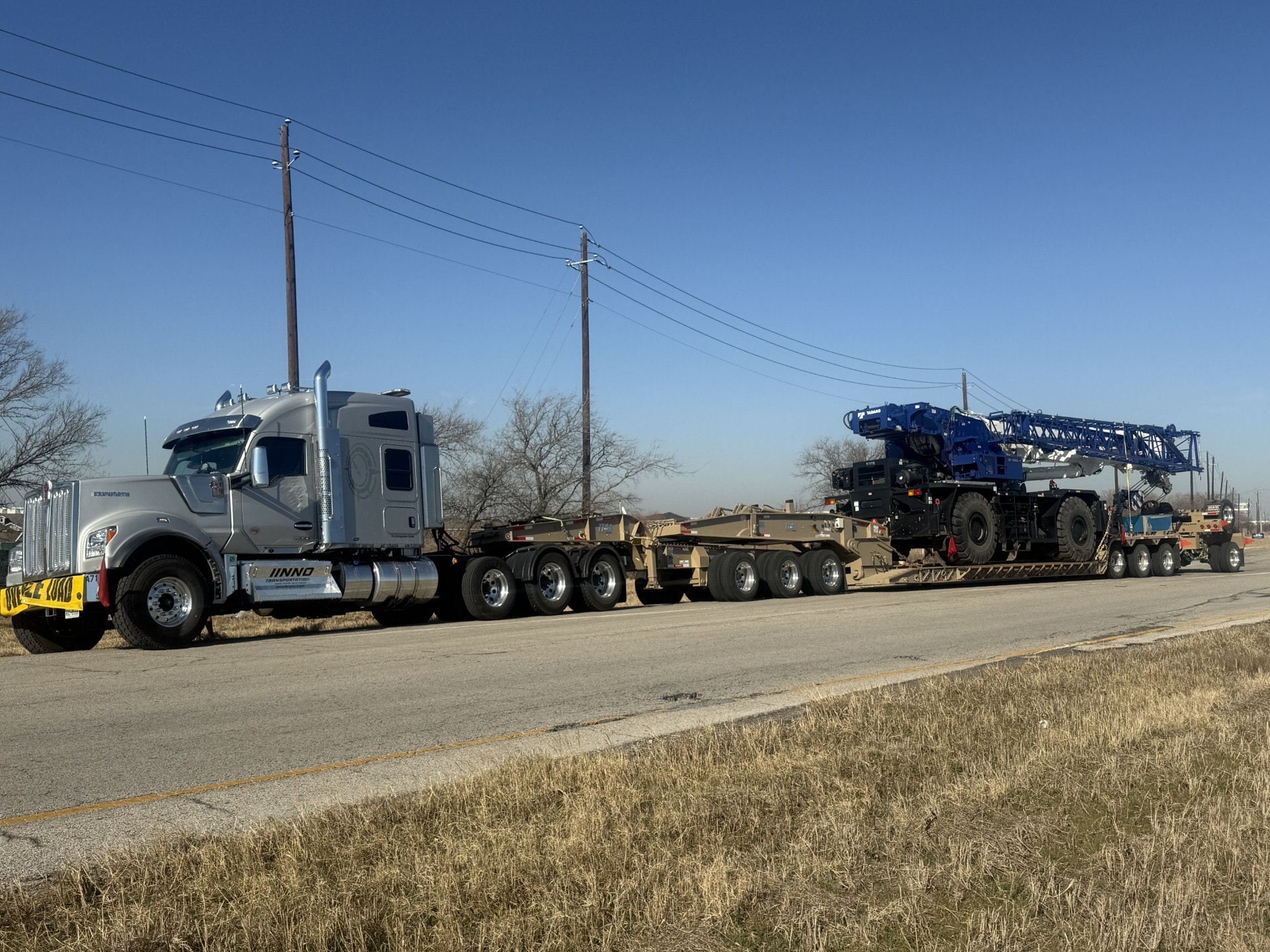 Truck 2707 — Tadano Crane Winter Haul