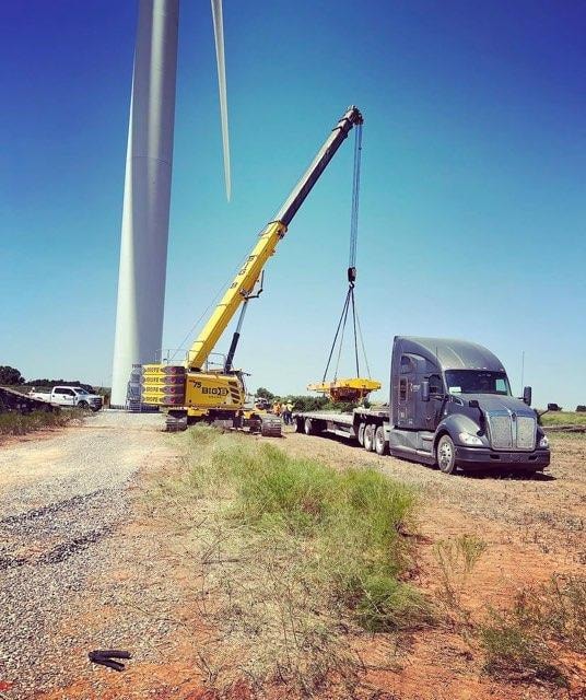 Wind Turbine Component Lift